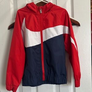 Nike Red Windbreaker Jacket